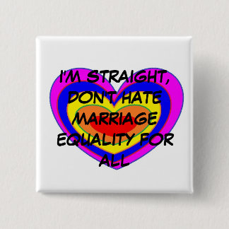 BADGE CARRÉ 5 CM ÉGALITÉ DE MARIAGE