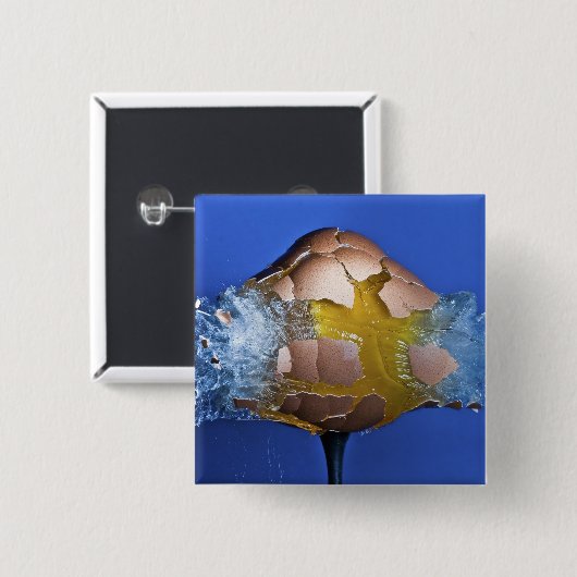 Badge Carré 5 Cm Eggceptional (Devant & derrière)