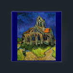 Badge Carré 5 Cm Église d'Auvers Van Gogh<br><div class="desc">Église à Auvers, Vincent van Gogh, Auvers-sur-Oise, juin 1890. Huile sur toile, 94 x 74 cm. Musée d'Orsay à Paris. Vincent Willem van Gogh (30 mars 1853 - 29 juillet 1890) était un artiste postimpressionniste néerlandais. Certaines de ses peintures sont maintenant parmi les oeuvres d'art les plus connues, les plus...</div>