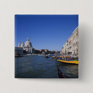Badge Carré 5 Cm Église Santa Maria della Salute et Grand