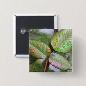 Badge Carré 5 Cm Égouttement avec fierté (Devant & derrière)