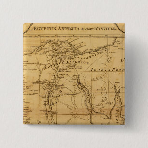 Badge Carré 5 Cm Égypte ancienne 3