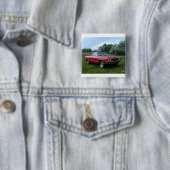 Badge Carré 5 Cm EL 1967 de Chevrolet Chevelle Camino (En situation)