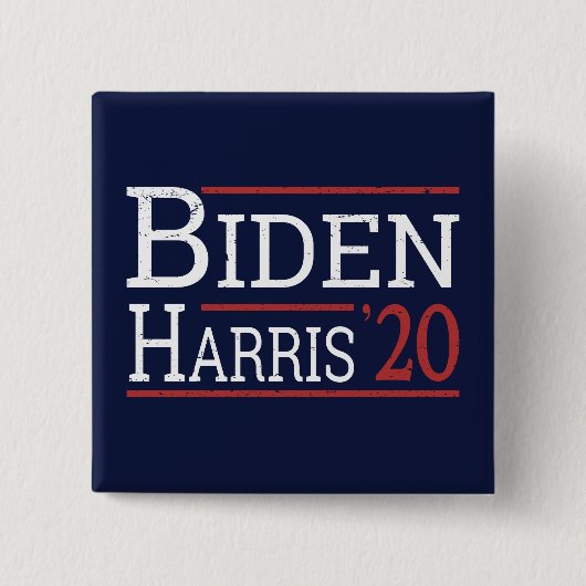 Badge Carré 5 Cm Election 2020 - Biden Harris I (Devant)