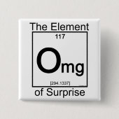 Badge Carré 5 Cm Élément OMG (Devant)