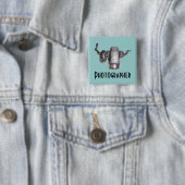 Badge Carré 5 Cm Éléments de caméra (En situation)