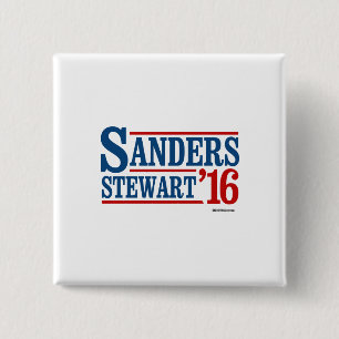 Badge Carré 5 Cm Élisez les ponceuses Stewart 2016