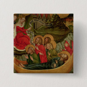 Badge Carré 5 Cm Embarquement du corps de St James