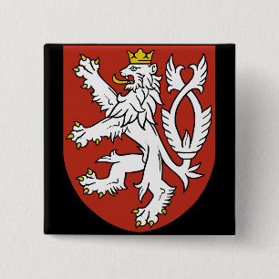 Badge Carré 5 Cm emblème bohème