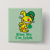 Badge Carré 5 Cm Embrassez-moi (Devant)