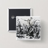 Badge Carré 5 Cm Émeutiers de Luddite (Devant & derrière)