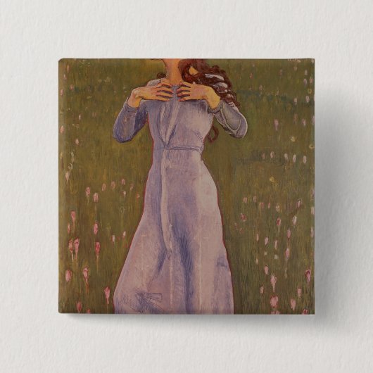 Badge Carré 5 Cm Emotion, 1900 (Devant)