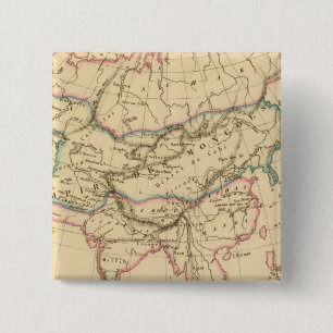 Badge Carré 5 Cm Empire des Mongols