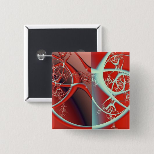 Badge Carré 5 Cm Enchantement 2 (Devant & derrière)