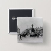 Badge Carré 5 Cm Endroit de Waterloo, Londres (Devant & derrière)