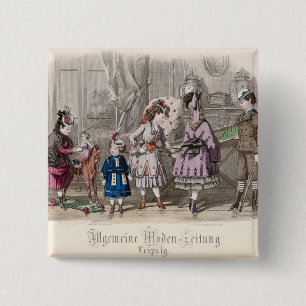 Badge Carré 5 Cm Enfants au jeu