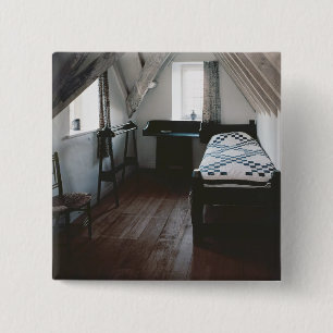 Badge Carré 5 Cm Enfoncez, rail de serviette conçu par brun de For