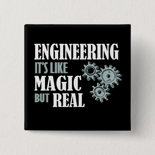 Badge Carré 5 Cm Engineering (Devant)