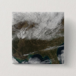 Badge Carré 5 Cm Enneigement s'étendant du Texas du nord-est