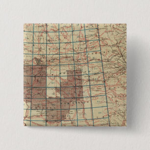 Badge Carré 5 Cm Enquêtes géographiques américaines