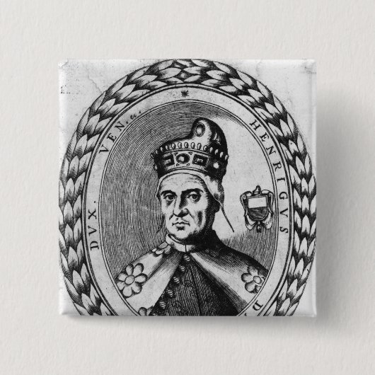 Badge Carré 5 Cm Enrico Dandolo (Devant)