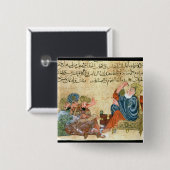 Badge Carré 5 Cm Enseignement d'Aristote (Devant & derrière)