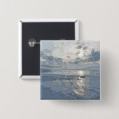 BADGE CARRÉ 5 CM ENSOLEIL (Devant & derrière)