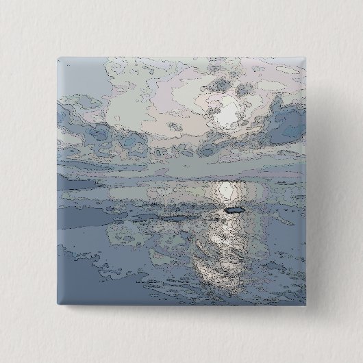 BADGE CARRÉ 5 CM ENSOLEIL (Devant)