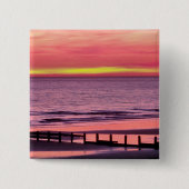 BADGE CARRÉ 5 CM ENSOLEILLÉ (Devant)