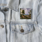 Badge Carré 5 Cm Entrer dans l'arche (En situation)