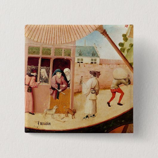 Badge Carré 5 Cm Envie (Devant)