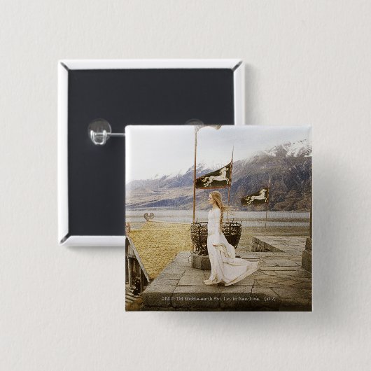 Badge Carré 5 Cm Eowyn on Castle (Devant & derrière)