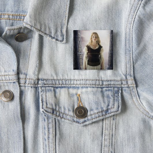 Badge Carré 5 Cm Eowyn sword (En situation)