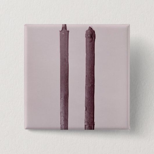 Badge Carré 5 Cm Épée et gaine (Devant)