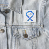 Badge Carré 5 Cm Épingle d'art personnalisé pour la sensibilisation (En situation)