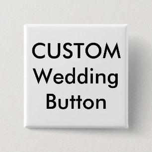 Badge Carré 5 Cm Épingle de bouton Carré mariage personnalisé de 2