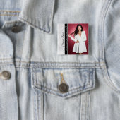 Badge Carré 5 Cm Épingle de bouton de sélection de la glace de marb (En situation)