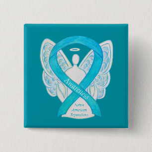 Badge Carré 5 Cm Épingles à ruban pour la sensibilisation aux Répar