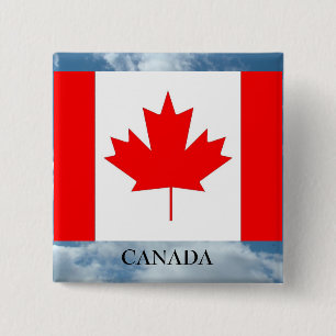 Badge Carré 5 Cm Épinglette de drapeau et de pays