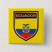 Badge Carré 5 Cm Equateur (Devant)