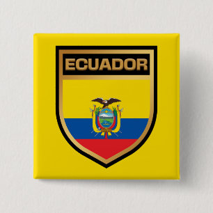 Badge Carré 5 Cm Equateur