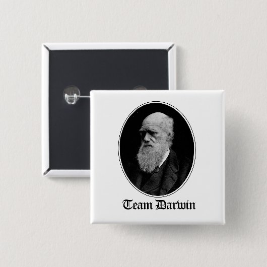Badge Carré 5 Cm Équipe Darwin (Devant & derrière)