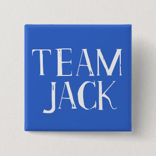 Badge Carré 5 Cm Équipe Jack