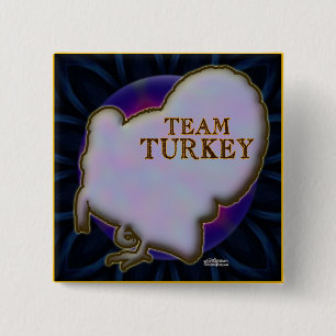 Badge Carré 5 Cm Équipe Turquie