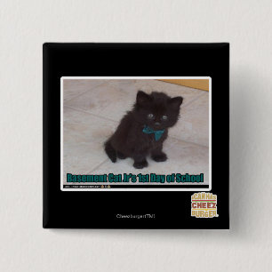 Badge Carré 5 Cm ęr Jour d'école