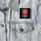 Badge Carré 5 Cm Erfurt (En situation)