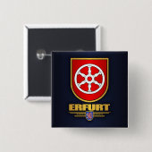 Badge Carré 5 Cm Erfurt (Devant & derrière)