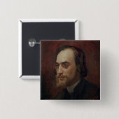 Badge Carré 5 Cm Erik Satie (Devant & derrière)