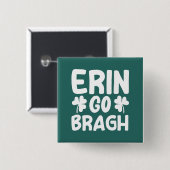 Badge Carré 5 Cm Erin Go Bragh-60850 (Devant & derrière)