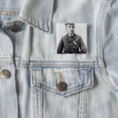 Badge Carré 5 Cm Ernest Shackleton (En situation)